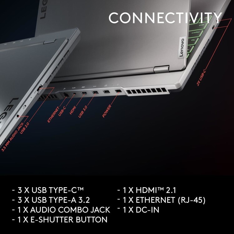 Lenovo Legion 5 15ARH7H AMD Ryzen 7 16GB 512GB RTX 3070Ti 165Hz 15.6 Inch Windows 11 Home Gaming Laptop