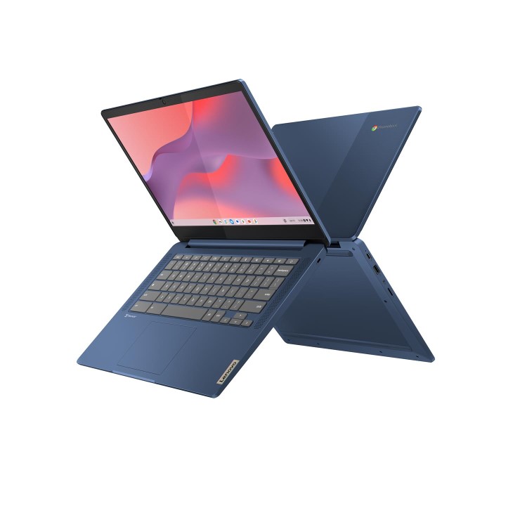 Lenovo IdeaPad Slim 3 Chrome MediaTek Kompanio 520 4GB 64GB 14 Inch Chromebook Blue