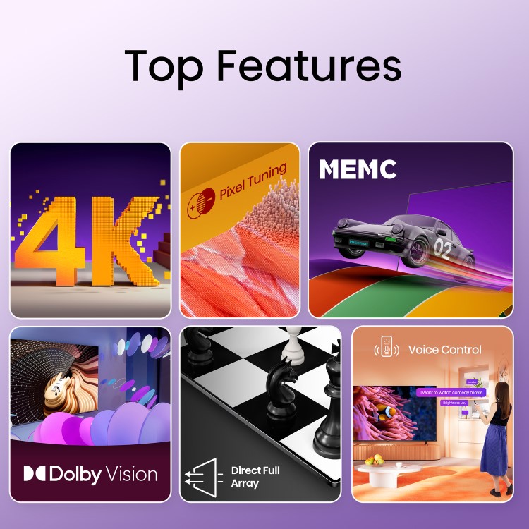 Hisense 85 inch A6K 4K UHD Smart HDR TV