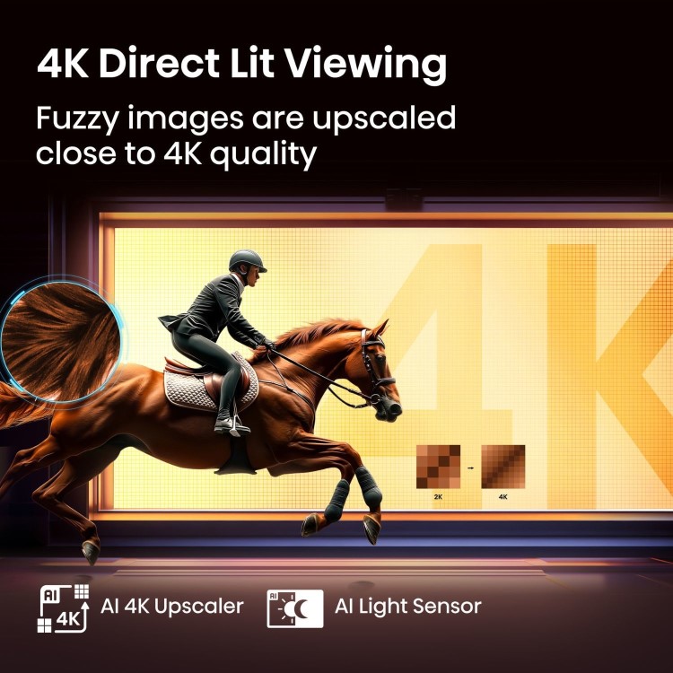 Hisense A6QTUK 85 inch Smart 4K Ultra HD TV