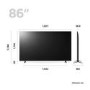 LG  LED UR78 86" 4K Ultra HD HDR Smart TV 