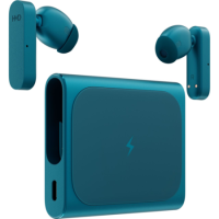 HMD Amped Buds Wireless Earphones with Integrated Powerbank - Cyan