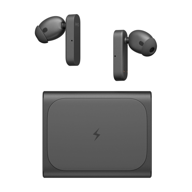 HMD Amped Buds Wireless Earphones with Integrated Powerbank - Black