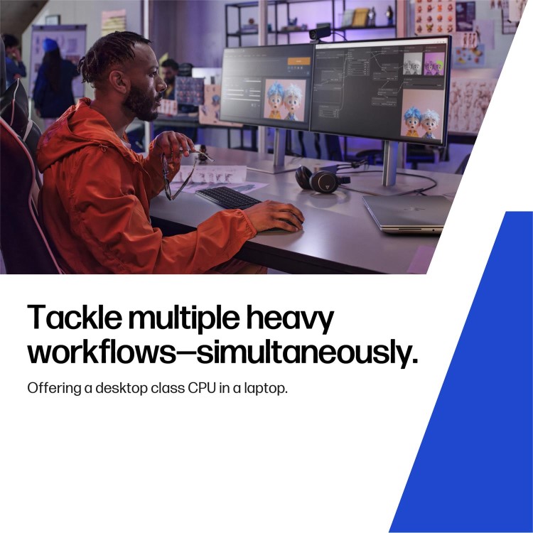 HP ZBook Fury G1i Intel Core Ultra 7 265HX 32GB RAM 1TB SSD NVIDIA RTX PRO 3000 Blackwell 18 Inch Windows 11 Pro Laptop