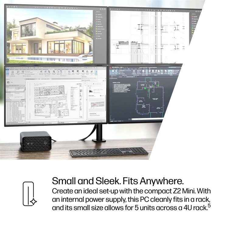 HP Z2 G1a Mini AMD Ryzen AI Max PRO 390 64GB RAM 1TB SSD Windows 11 Pro Workstation PC