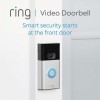 Ring 1080p HD 2nd Gen Video Doorbell 1 - Satin Nickel