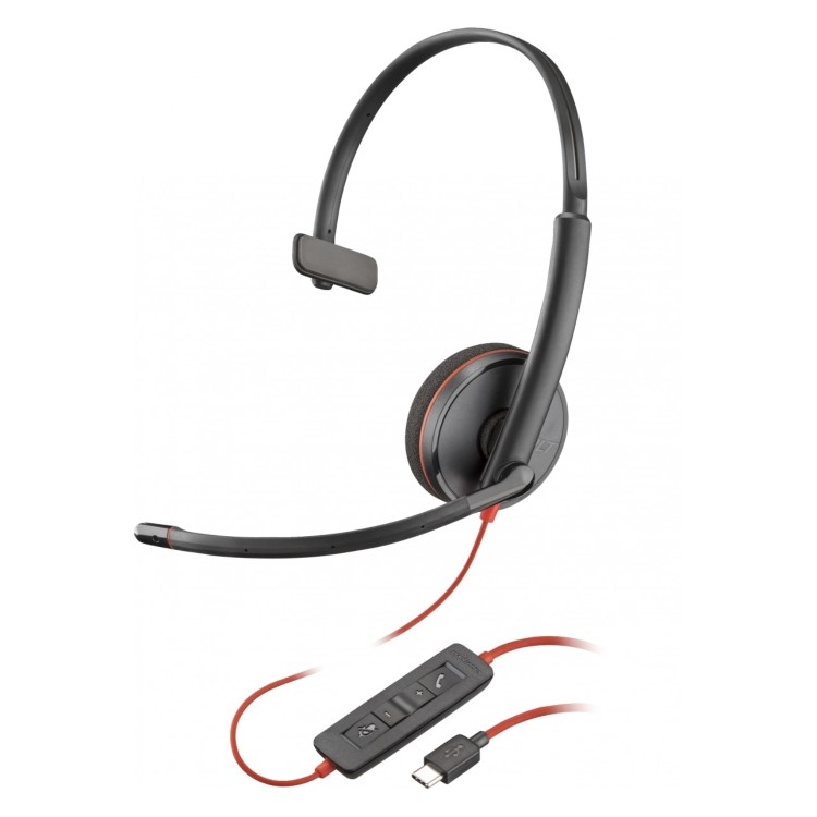 Poly Blackwire 3210 Wired USB C Headset
