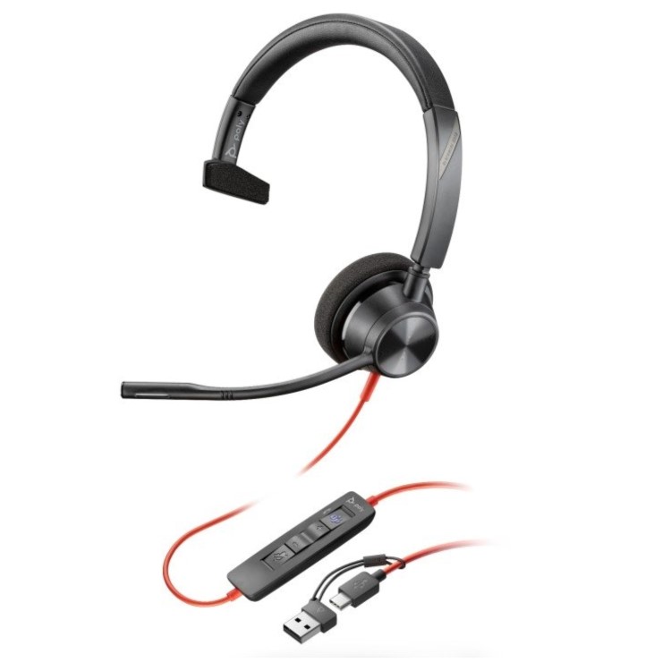 Poly Blackwire 3310 Wired Headset