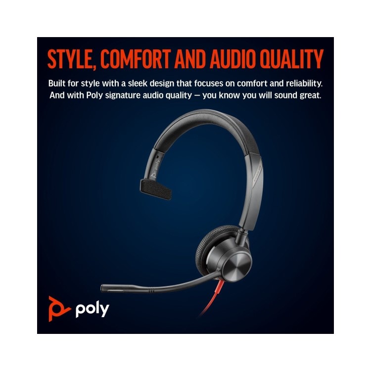Poly Blackwire 3315 Wired Headset