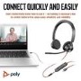 Poly Blackwire 3325 Wired Headset