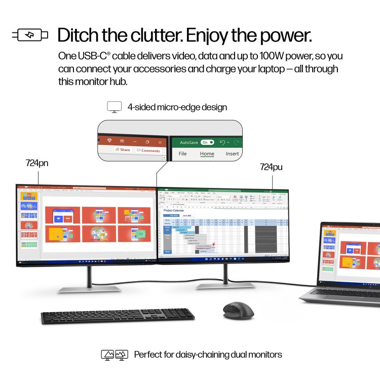 HP Series 7 Pro 724pu 24" IPS WUXGA 100Hz USB-C Monitor