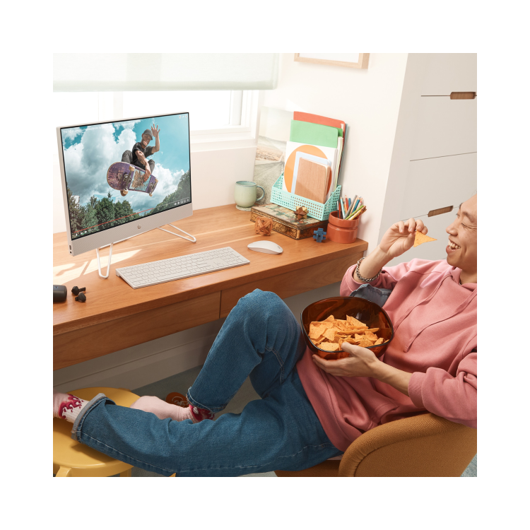 HP 24-cb1040na Intel Core i5 1235U 8GB RAM 512GB SSD 23.8 Inch Windows 11 All-in-One PC