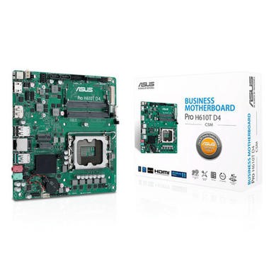 Asus PRO H610T Intel H610 LGA 1700 DDR4 Mini ITX Motherboard