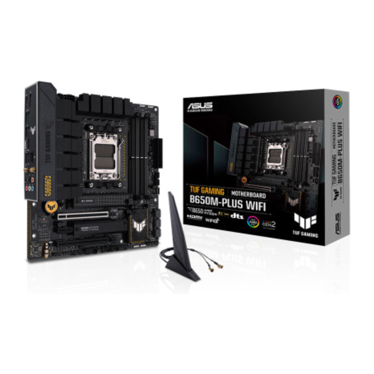 ASUS TUF Gaming B650M-PLUS AMD B650 AM5 DDR5 with Wi-Fi Micro ATX Motherboard