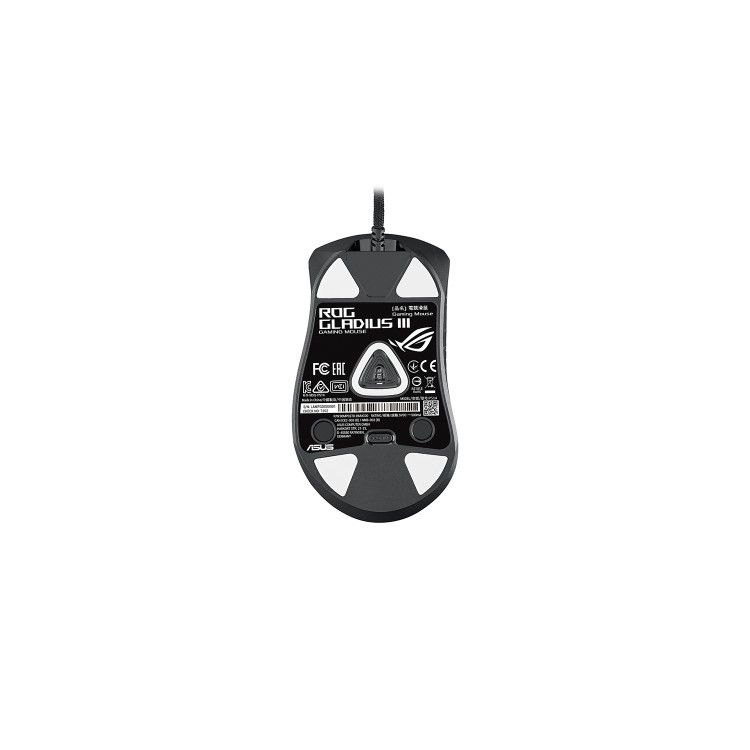 Box Opened Asus ROG Gladius III Optical RGB Wired Gaming Mouse Black
