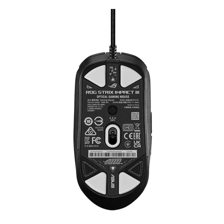 ASUS ROG Strix Impact III RGB Wired Gaming Mouse Black
