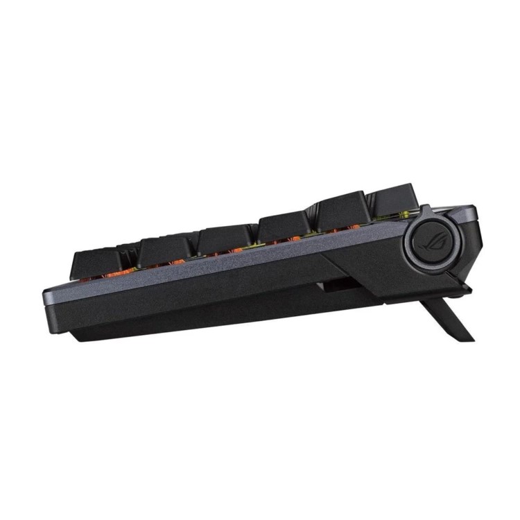 ASUS ROG Azoth 75 Wireless DIY Custom Gaming Keyboard, OLED display, Gasket-Mount, Three-Layer Dampening, Hot-Swappable Pre-lubed ROG