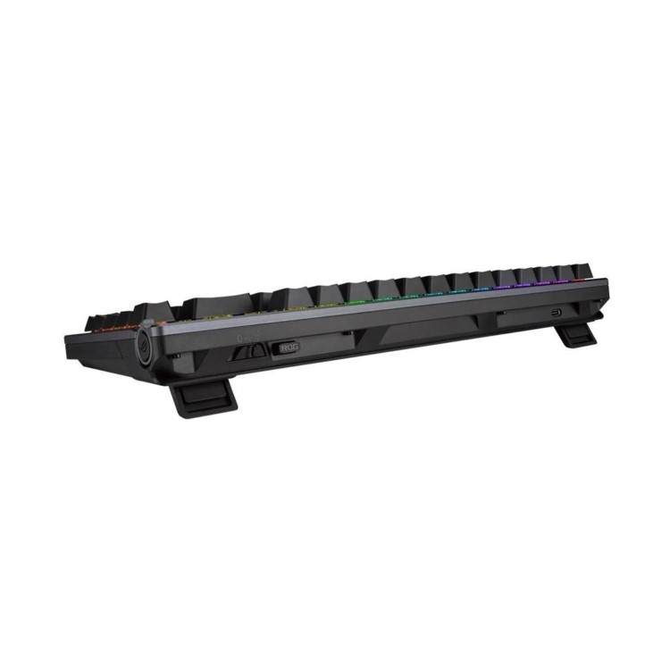 ASUS ROG Azoth 75 Wireless DIY Custom Gaming Keyboard, OLED display, Gasket-Mount, Three-Layer Dampening, Hot-Swappable Pre-lubed ROG