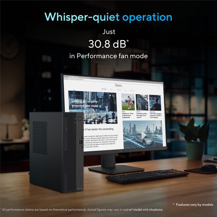 ASUS SFF Intel Core i5-13420H 16GB RAM 512GB SSD Windows 11 Pro Desktop PC