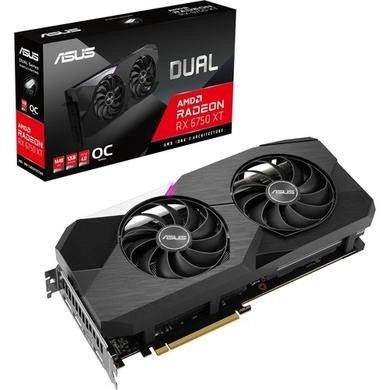 Asus AMD Dual Radeon RX 6750 XT 12GB 2638MHz GDDR6 OC Graphics Card