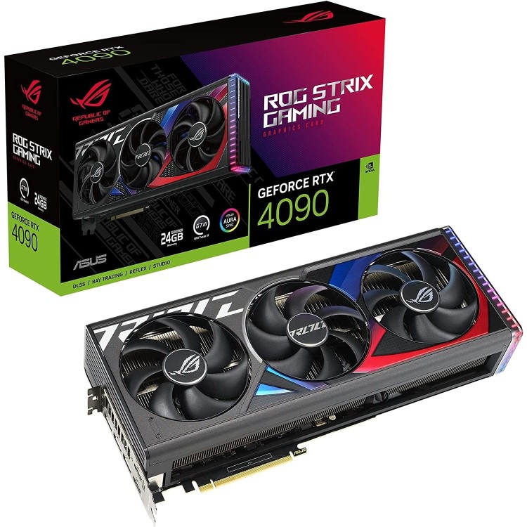 Asus NVIDIA ROG STRIX GeForce RTX 4090 24GB 2520MHz GDDR6X Graphics Card