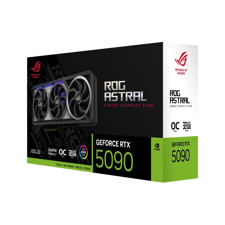 ASUS ROG Astral NVIDIA GeForce RTX 5090 32GB GDDR7 OC Edition Graphics Card