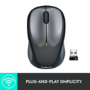Logitech M235 Wireless Mouse Grey