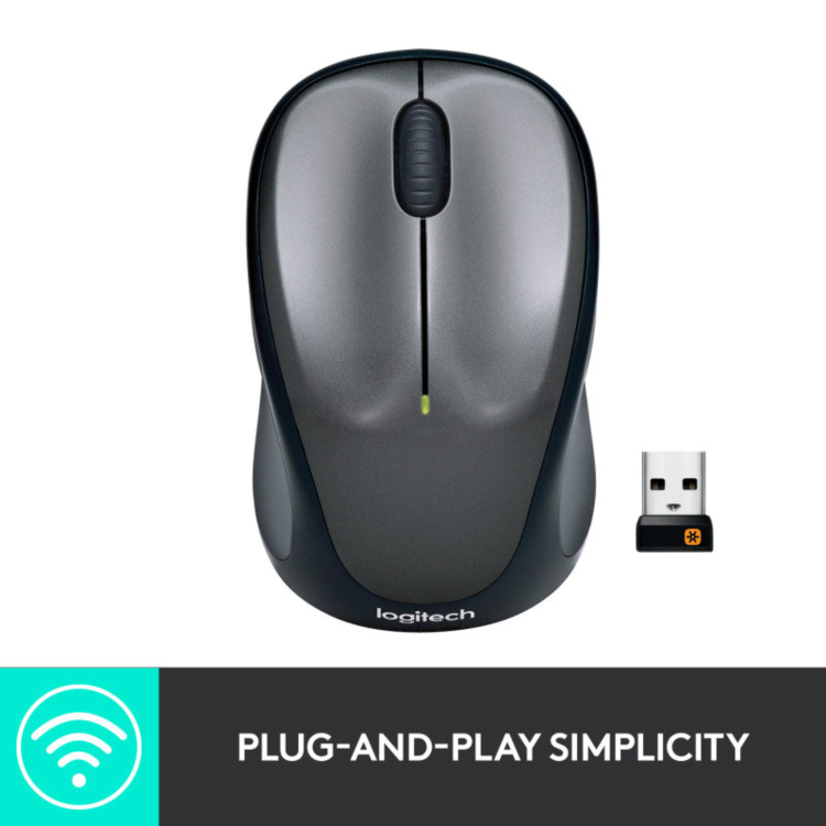 Logitech M235 Wireless Mouse Grey