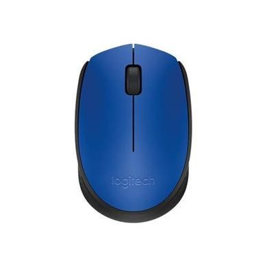 Logitech M171 - Mouse - wireless - 2.4 GHz - USB wireless receiver - black blue