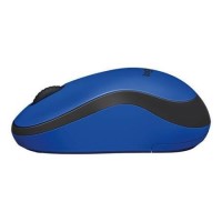 Logitech M220 Ambidextrous Wireless Silent Mouse in Blue