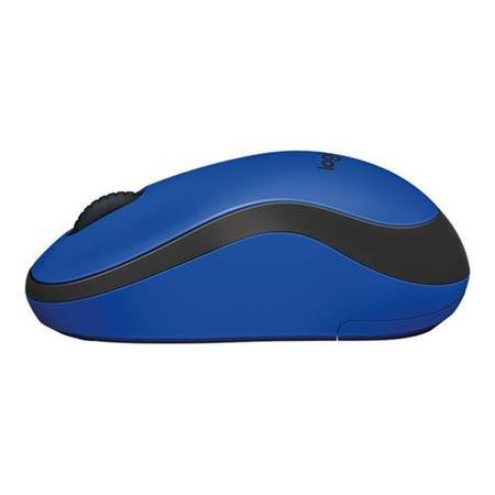 Logitech M220 Ambidextrous Wireless Silent Mouse in Blue