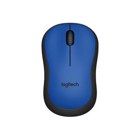 Logitech M220 Ambidextrous Wireless Silent Mouse in Blue