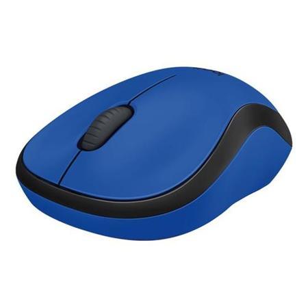 Logitech M220 Ambidextrous Wireless Silent Mouse in Blue