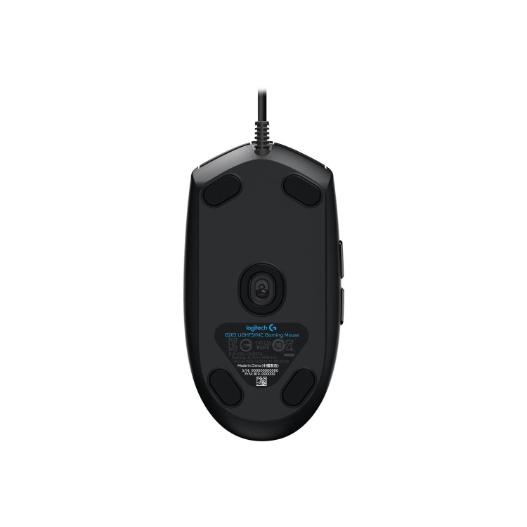 Logitech G203 Lightsync Gaming Mouse Black