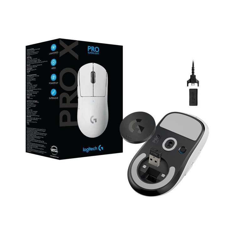 Logitech G PRO X Superlight Wireless Gaming Mouse White