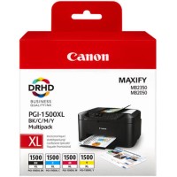 Canon PGI-1500XL C/M/Y/BK Mulitipack High Yield Ink Cartridge