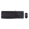 920-002552 Logitech MK120 Wired Keyboard and Mouse Combo Black