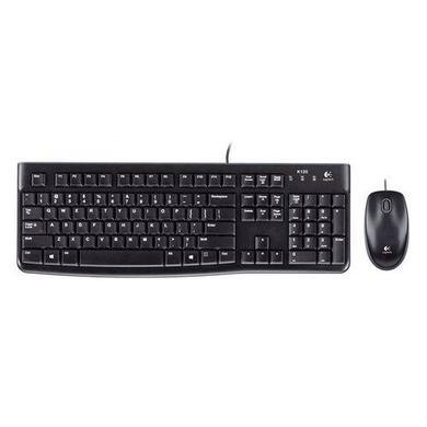 Logitech MK120 Wired Keyboard and Mouse Combo Black