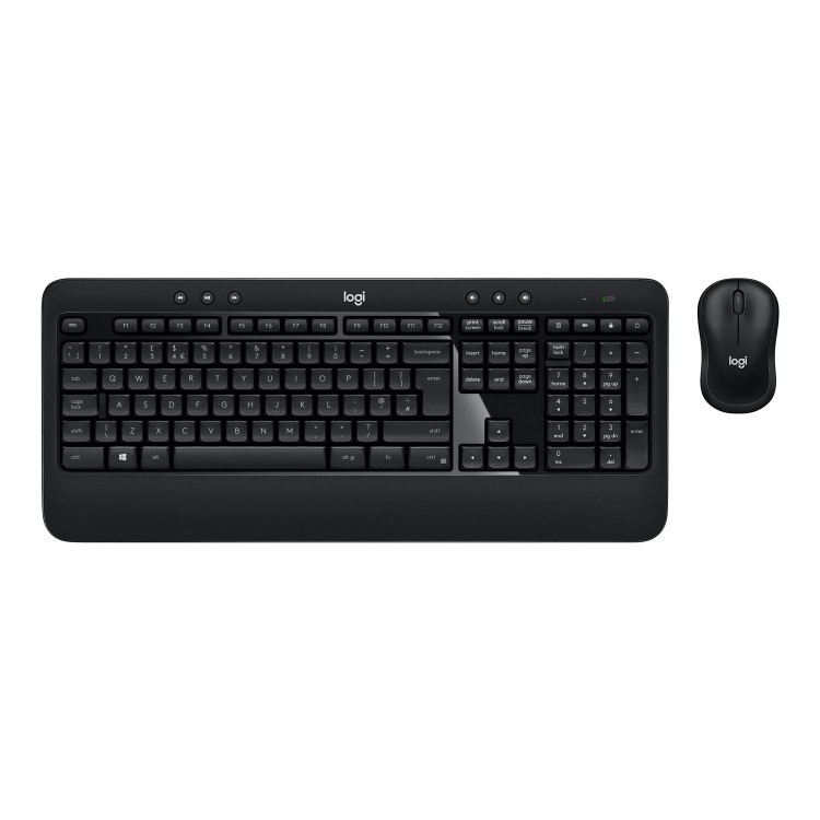 Logitech Advanced Wireless Keyboard and Mouse Combo Black