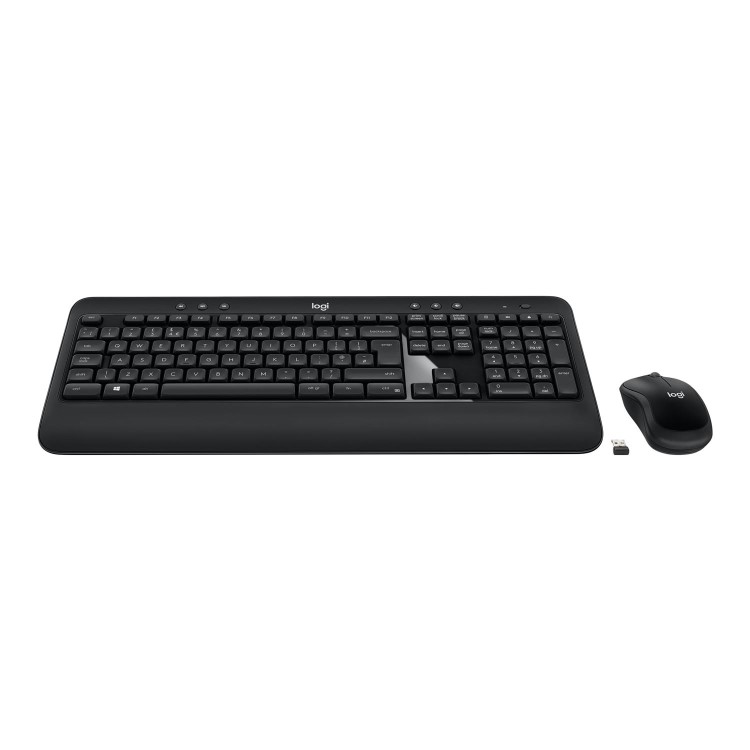 Logitech Advanced Wireless Keyboard and Mouse Combo Black
