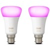 Philips Hue White &amp; Colour Ambiance with B22 Bayonet Ending - 2 Pack