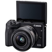 Canon EOS M3 Compact Mirrorless Camera + EF-M 15-45mm Lens