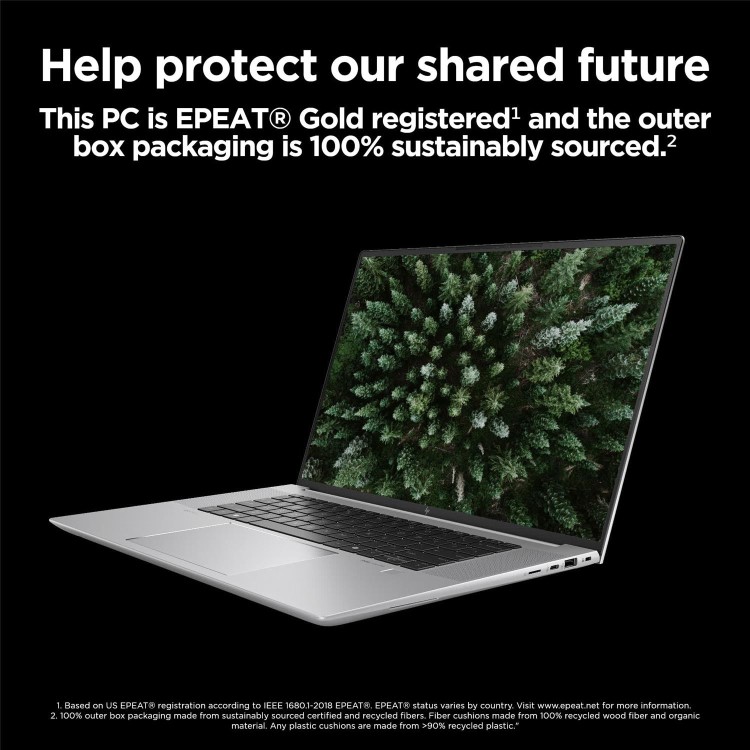 ZBook Studio 16 inch G11 Mobile Workstation PC  - Data Science, 16", Windows 11 Pro, Intel Core™ Ultra 9, 64GB RAM, 1TB SSD, NVIDIA RTX™ 3000 Ada, WQUXGA