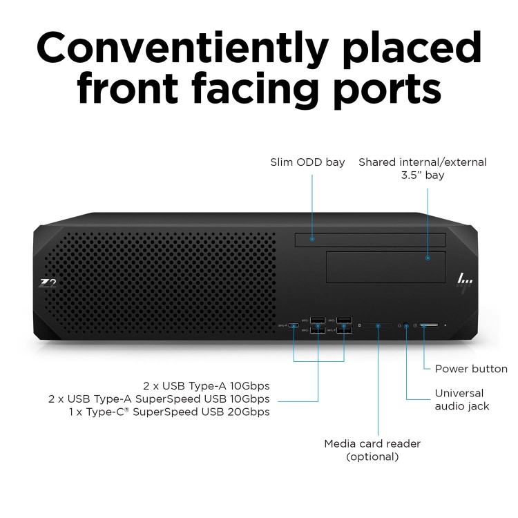 Hewlett Packard Z2 SFF BASE UNIT G9 FHFL GFX