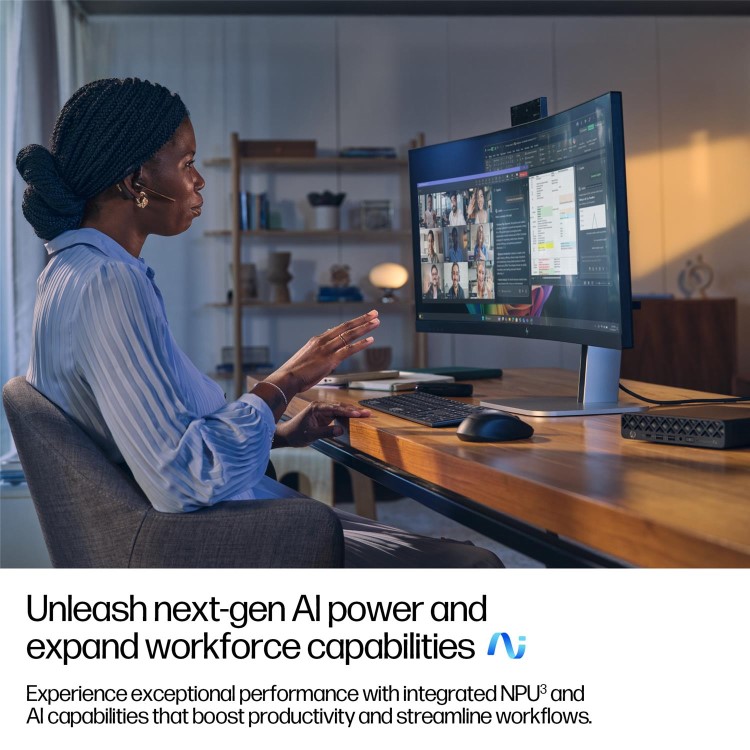 EliteDesk 8 Mini G1a Desktop Next Gen AI PC, Windows 11 Pro, AMD Ryzen™ AI 7, 32GB RAM, 1TB SSD