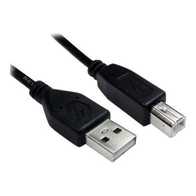 Cables Direct 2m USB A to USB B Male to Male Cable
