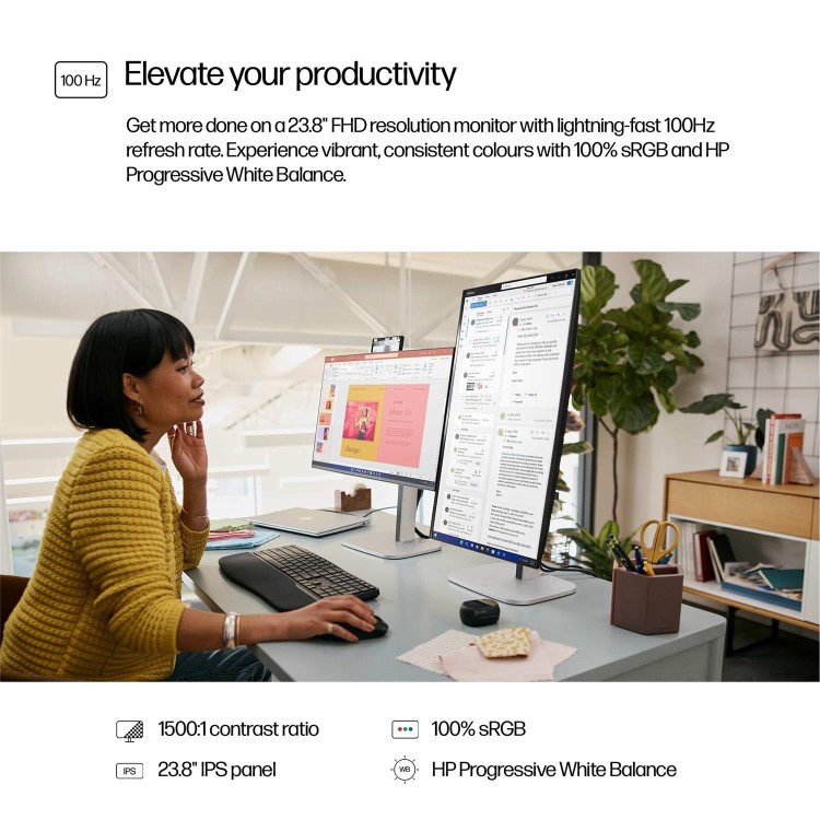 HP Series 5 Pro 524pf 24" IPS Full HD 100Hz No Stand Monitor