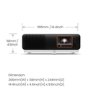 BenQ X500i 4K HDR 4LED Short Throw Console Gaming DLP Projector
