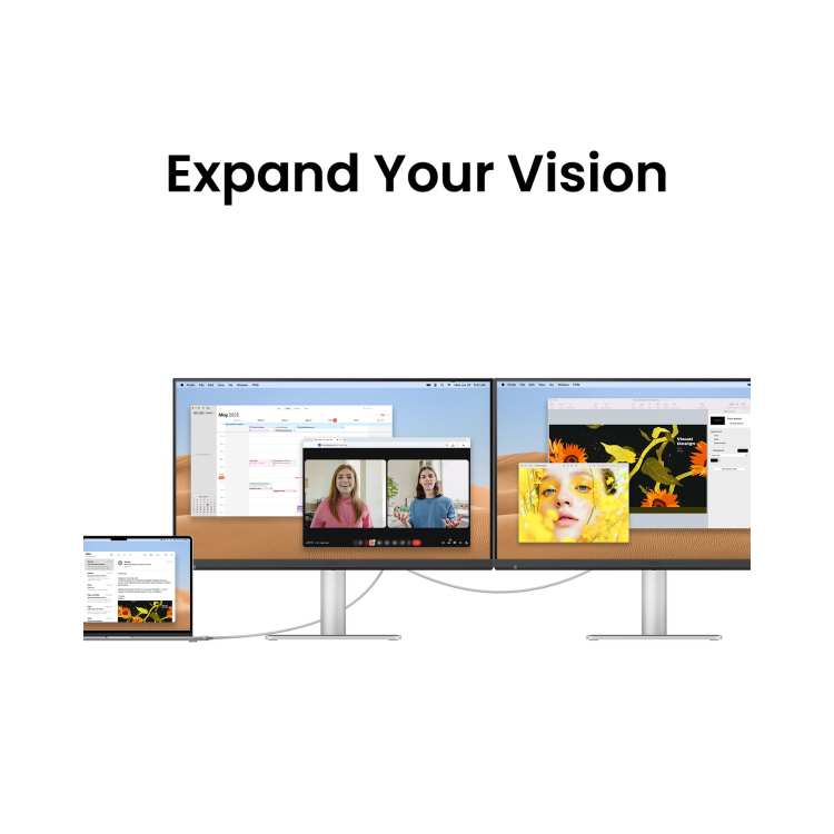 BenQ MA270S 27" IPS 5K USB-C KVM Thunderbolt 4 Height-Adjustable Monitor for MacBook