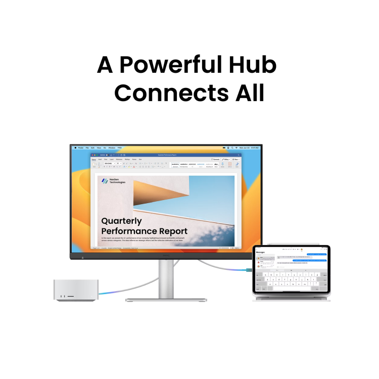 BenQ MA270S 27" IPS 5K USB-C KVM Thunderbolt 4 Height-Adjustable Monitor for MacBook